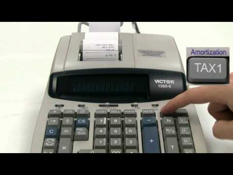 1560-6 Professional Grade Heavy Duty Commercial Printing Calculator