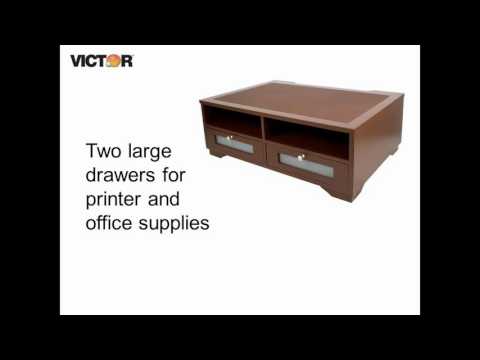 Victor B1130 - Mocha Brown Printer Stand