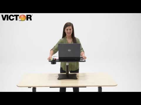 Victor Technology: DC230 and DC240 Height Adjustable Laptop Stands