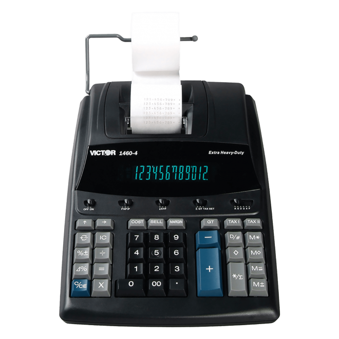 1460-4 - 12 Digit Extra Heavy Duty Commercial Printing Calculator