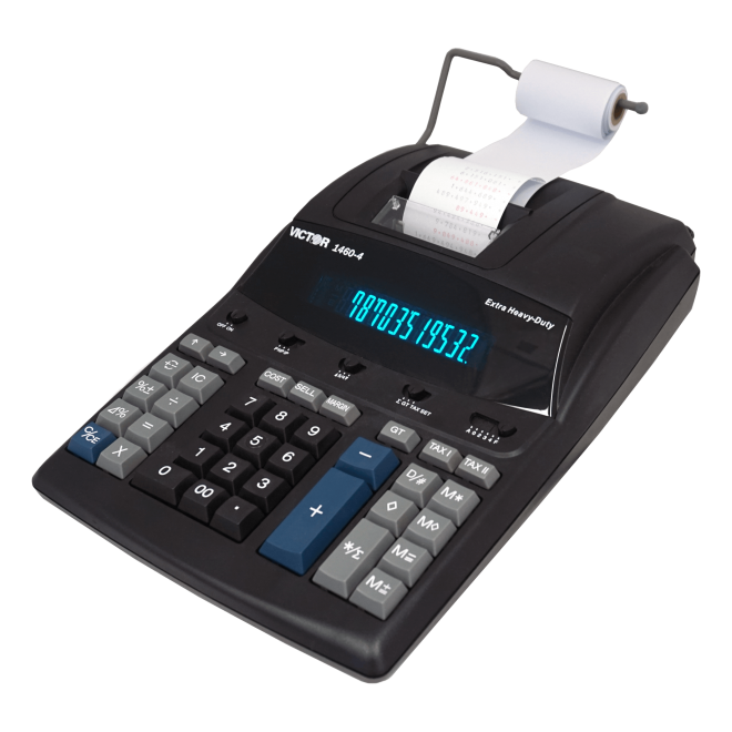 1460-4 - 12 Digit Extra Heavy Duty Commercial Printing Calculator (2)