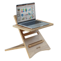 High Rise(TM) Acacia Wood Laptop Riser (1) (Model Num. DC150A)