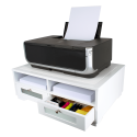 Pure White Printer Stand (Model No. W1130)